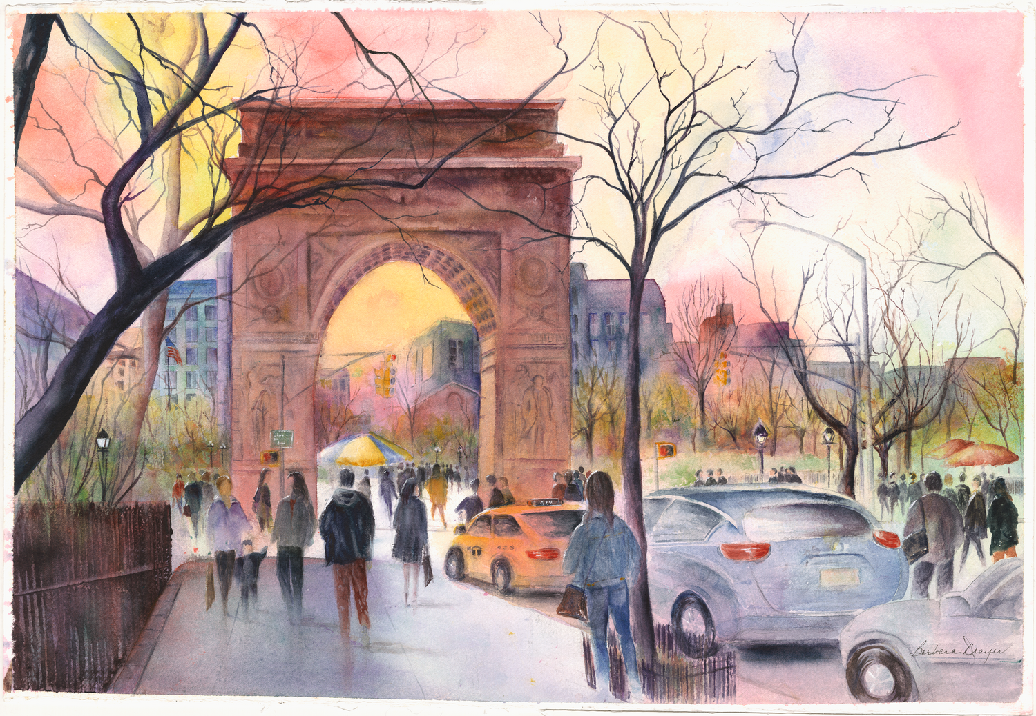 Washington Square Park by Barbara Drayer