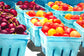 Cherry Tomatoes and Cherries by Barbara Drayer