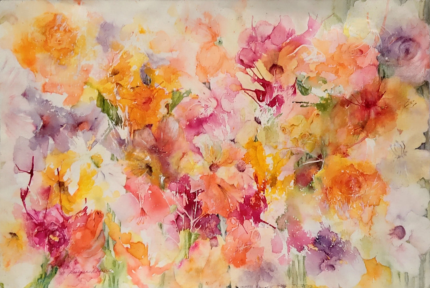 Bright Spring Flowers by Barbara Drayer