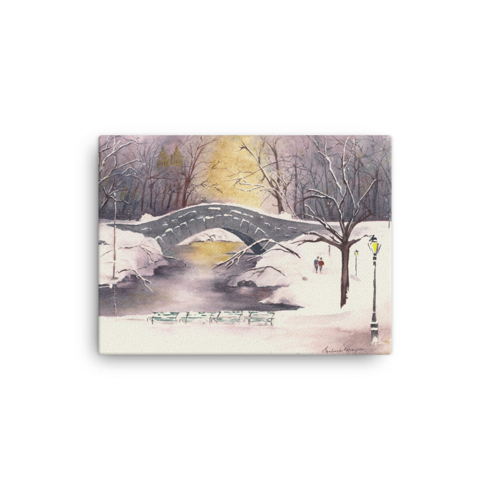 Gapstow Bridge in Grey by Barbara Drayer