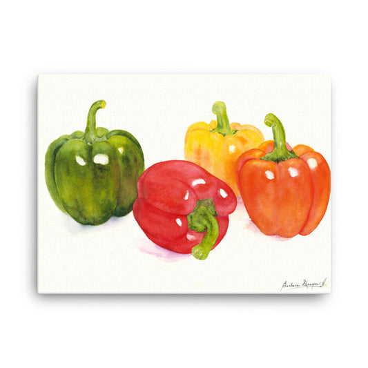 Peppers by Barbara Drayer